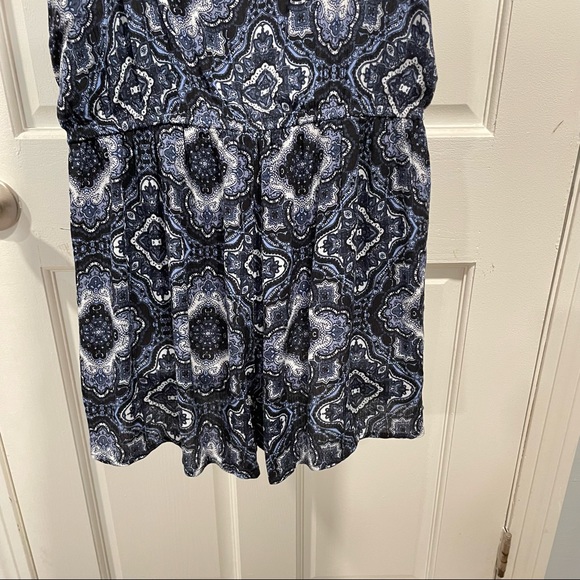 Women’s Ambiance Multi Colored Romper With Adjustable Straps - Picture 7 of 11